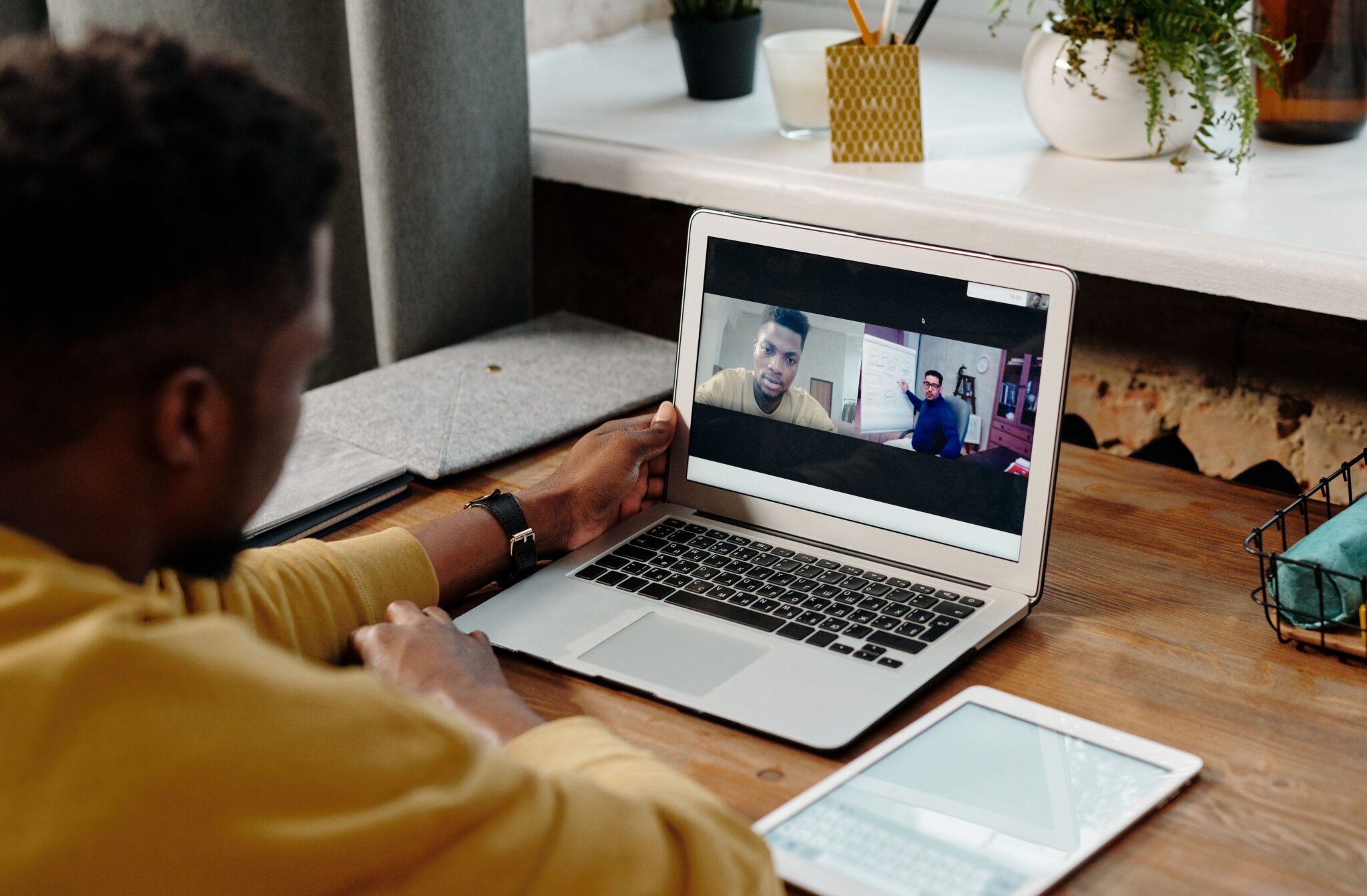 This image shows an attorney onboarding a remote paralegal