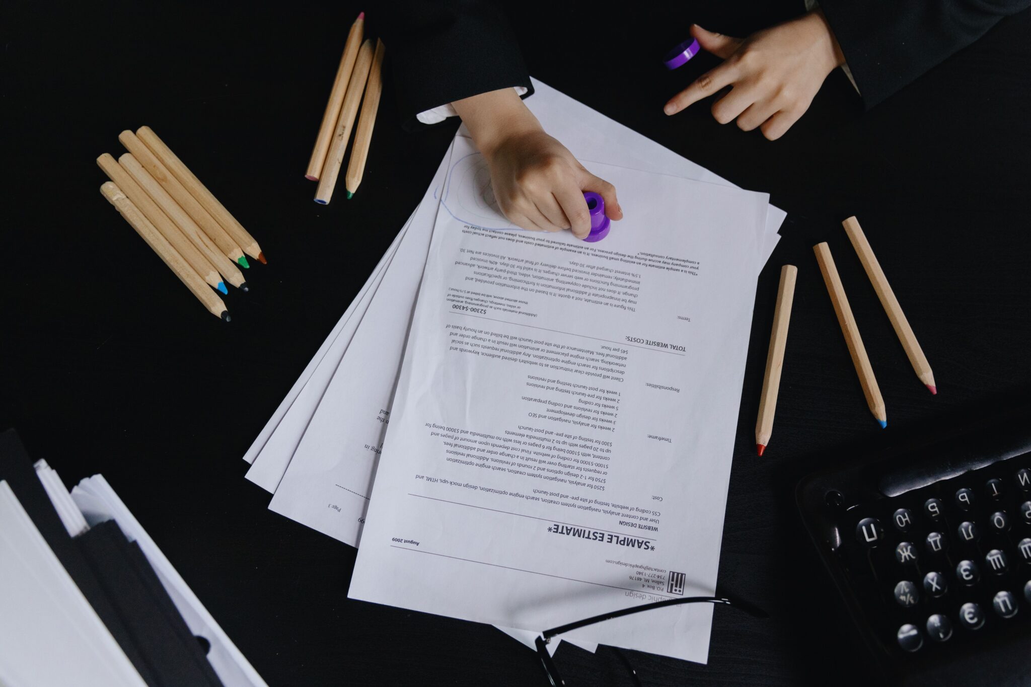 Physical Documents. This Image Shows the Chaos Associated With Manual Processes and the Need for Computer-Assisted Document Automation